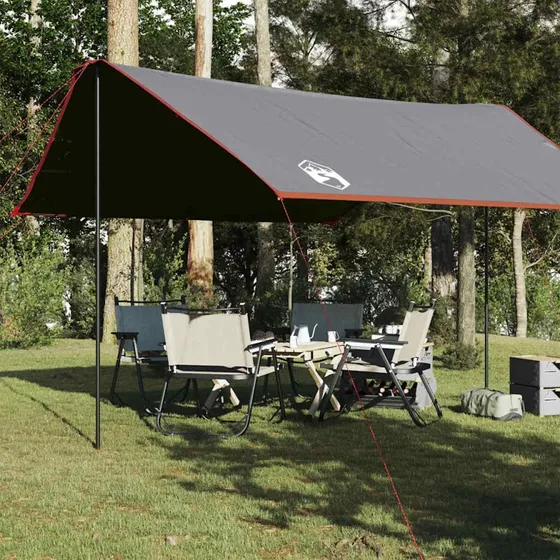 Vandtæt tarp 430x380x210 cm orange – let og holdbar