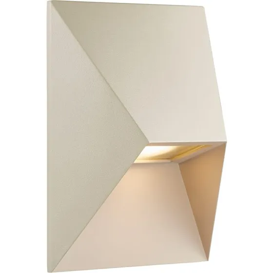 Nordlux Pontio udendørs væglampe 15 cm, beige