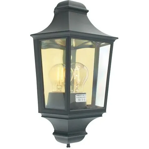 Norlys Glasgow væglampe 730, sort, E27, IP54