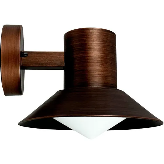 Dyberg Larsen Venice Udendørs Væglampe – Børstet Kobber