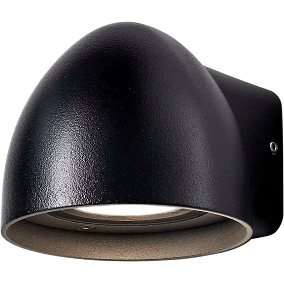 NIELSEN LIGHT Birk udendørs væglampe sort (downlight)