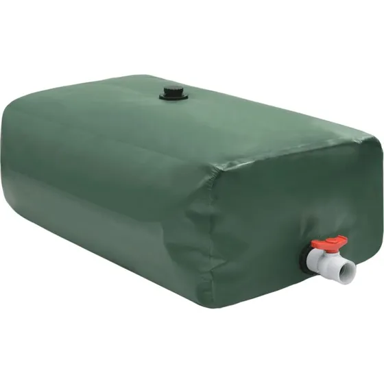 Sammenfoldelig vandtank 1500 L med hane (PVC)