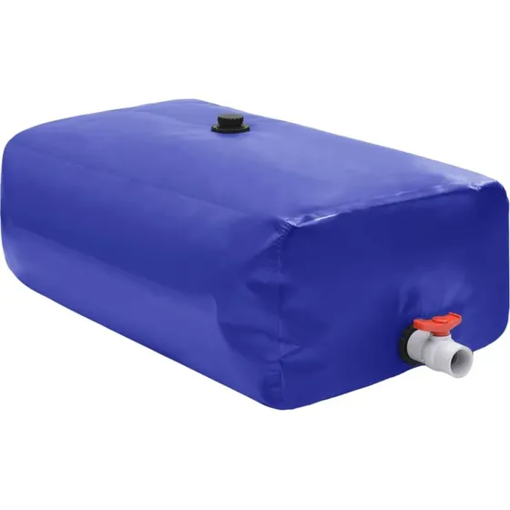Sammenfoldelig vandtank 1500 L med hane  PVC
