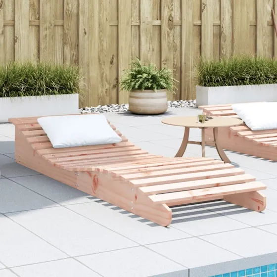 Liggestol i massivt douglasgran 205x60x31,5 cm