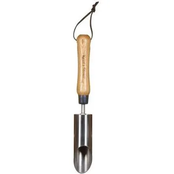 Kent & Stowe lille løglægger 30 cm – rustfrit stål & ask