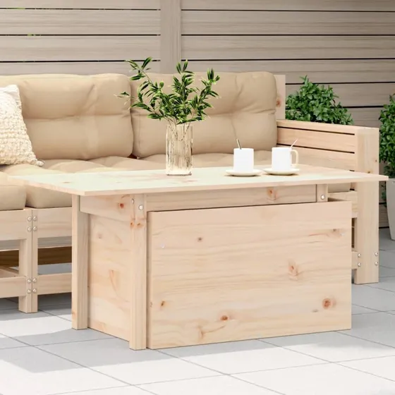 Havebord i massivt fyrretræ 100x50x75 cm