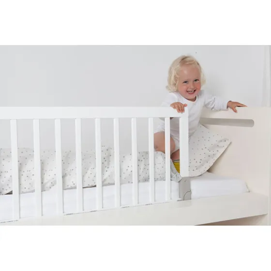 BabyDan Træsengehest, hvid – FSC-certificeret, nem montering