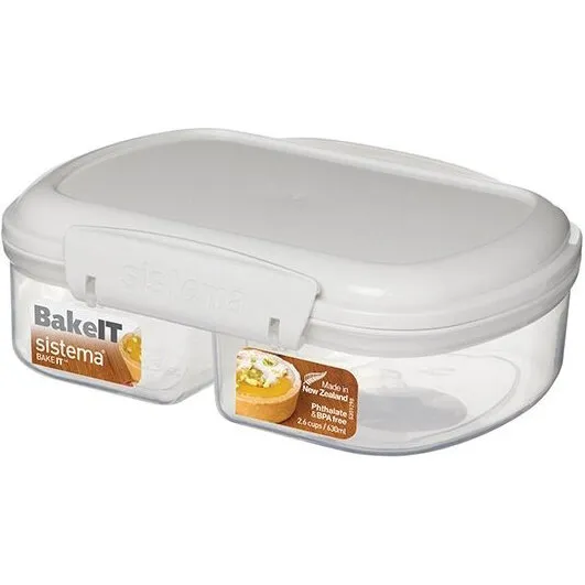 Sistema BAKE IT Split 630 ml - hvid