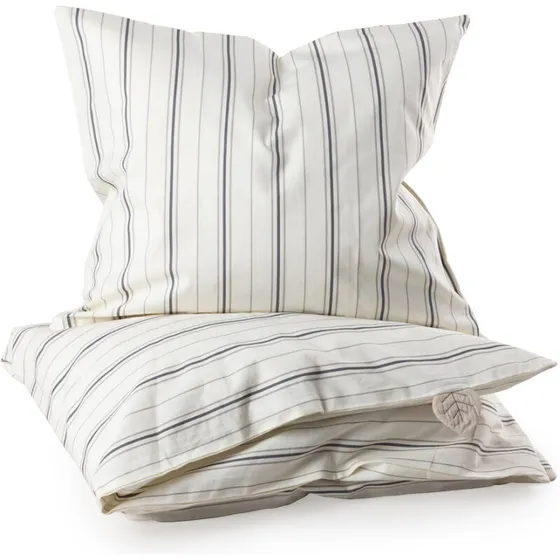 Sebra Bed Linen Junior – Percale juniorsengetøj, Cream Stripe