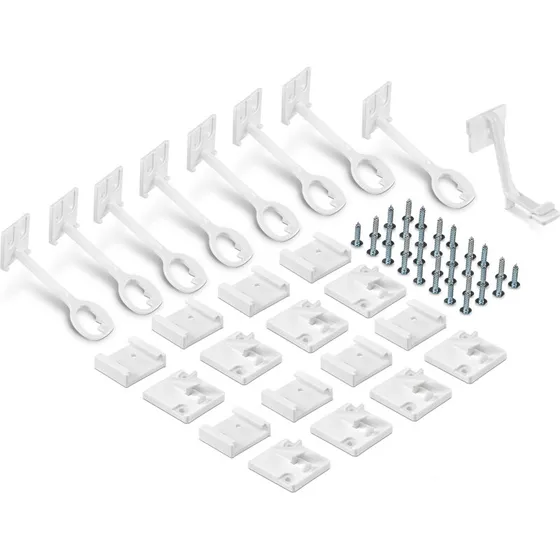 Reer Skuffelås 8 stk – Hvid