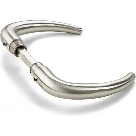 Habo Coupé massiv dørgreb, børstet rustfrit stål, 120 mm