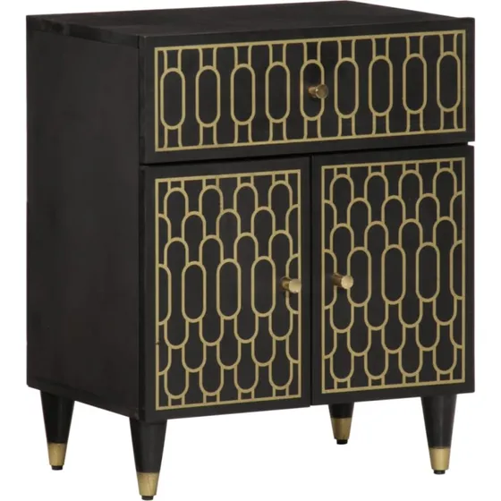 Sengebord i massivt mangotræ 50x33x60 cm