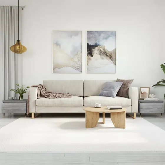 Sofaborde 2 stk. 504635 cm  Gr Sonoma-eg