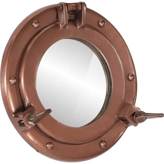 Kojespejl i aluminium 23 cm vghngt, poleret