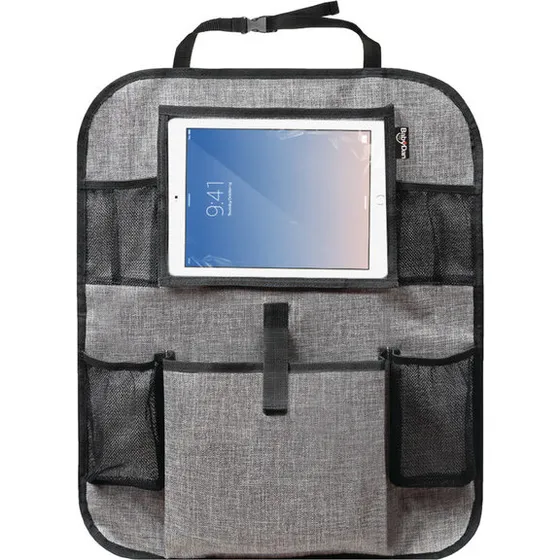 BabyDan Tablet Backseat Organizer 20x25 cm – Grå