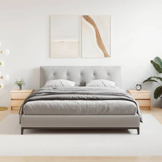 Sengeborde i massivt fyrretræ 2 stk. 40x31x35,5 cm