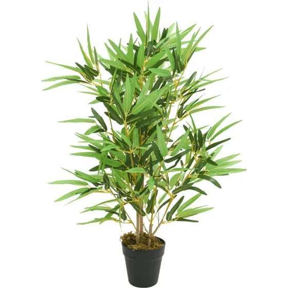 Kunstigt bambustræ 80 cm – 368 realistiske blade