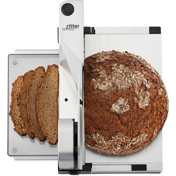 Ritter Icaro 7 pålægsmaskine 65W – 14 mm, sølv