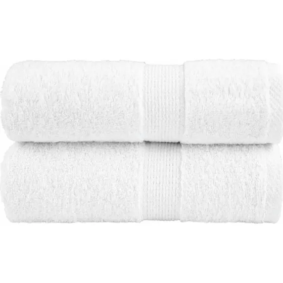 Premium vaskeklud SOLUND 2 stk 30x30 cm 600 gsm - Hvid