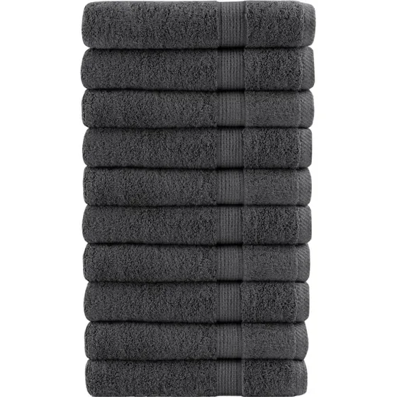 Saunahndklder SOLUND 10 stk 80x200 cm 600 g/m  Antracit