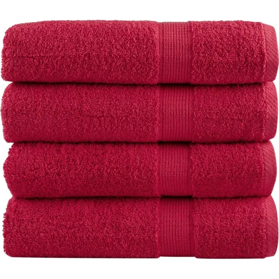 SOLUND Premium badehndklder 4 stk. 100x150 cm 600 g/m