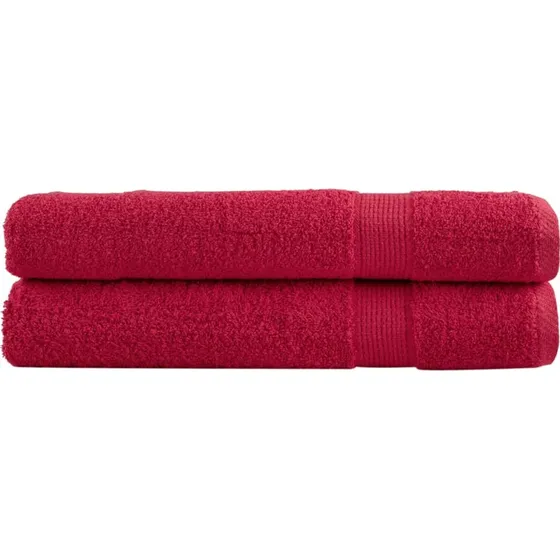 Saunahndklder SOLUND 2-pak 80x200 cm 600 g/m  Rd