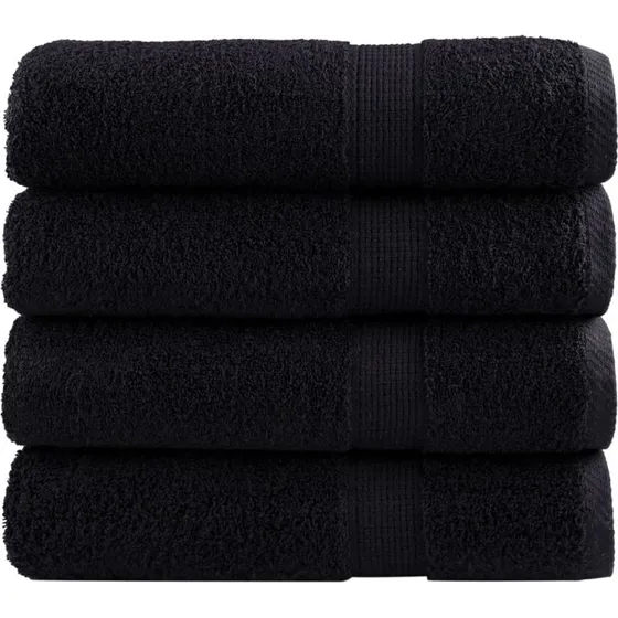 SOLUND Premium badehndklder 4-pak 100x150 cm 600 gsm