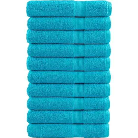 Saunahndklder SOLUND 10 stk 80x200 cm 600 g/m turkis