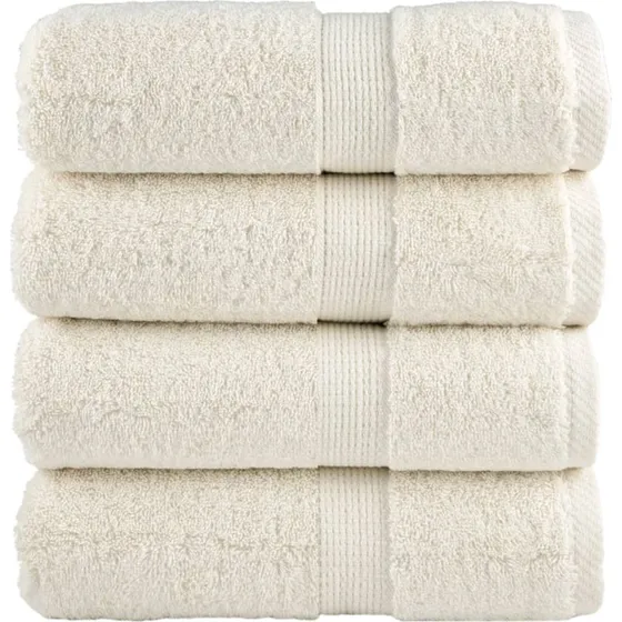 Premium vaskehåndklæder SOLUND 4 stk 30x30 cm 600 gsm
