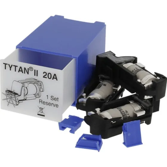 Niko TYTAN II sikringsskuffe magasin komplet 3x20A