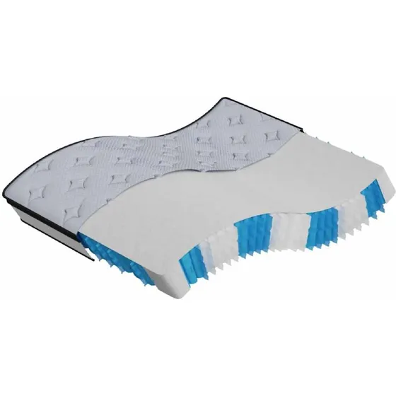 Springmadras med pocketfjedre 140x200 cm – Medium støtte