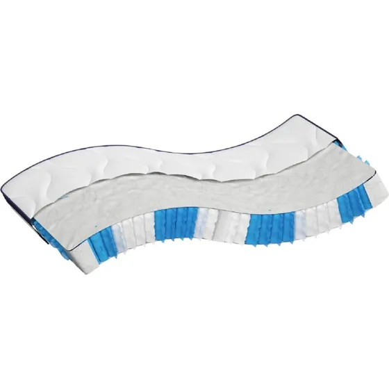 Springmadras pocketfjedre 120x200 cm  Medium fast