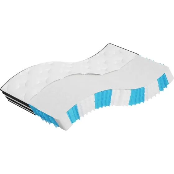 Springmadras med pocketfjedre 100x200 cm – Medium støtte