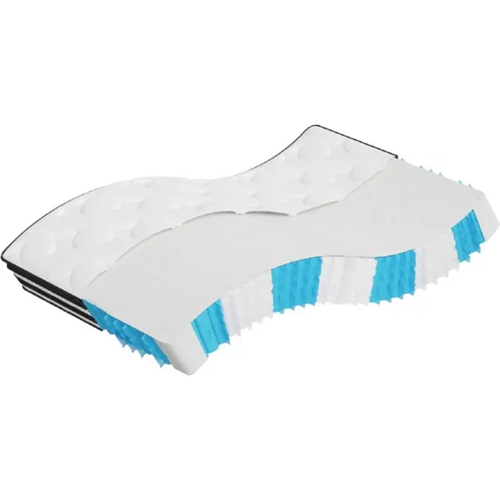 Springmadras 120x200 cm med pocketfjedre – Medium