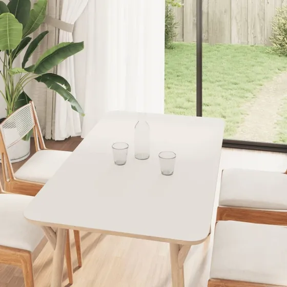 Selvklæbende møbelfolie PVC mat hvid 90x500 cm
