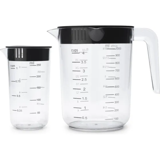 Brabantia Tasty+ målebægre 2 stk. (1 L & 250 ml)