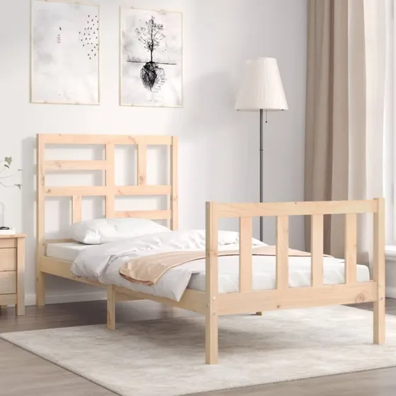 Sengeramme 90x200 cm i massivt fyrretræ