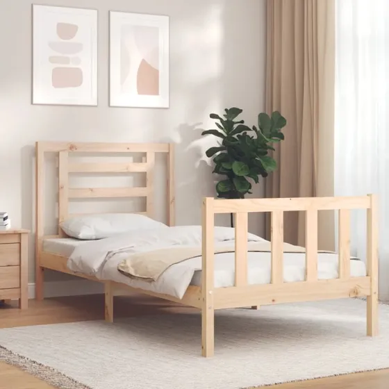 Sengeramme 90x200 cm i massivt fyrretræ
