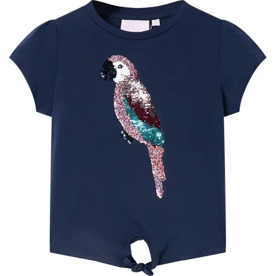 Brne-T-shirt kortrmet str. 116  Marinebl