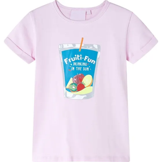 Brne T-shirt 140 lyserd  kortrmet rund hals