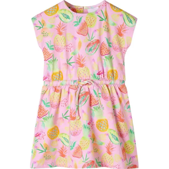 Lyserd brnekjole str. 104  bld og tler hverdag