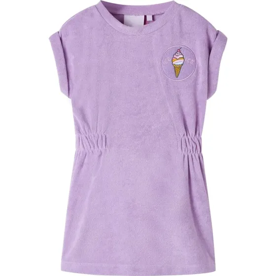 Lilla kjole til børn str. 92 - rund hals & snøre