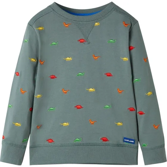 Sweatshirt til børn str. 140 – kaki