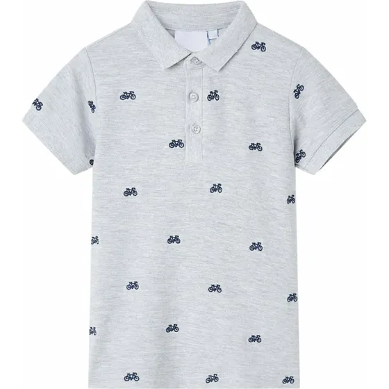 Polo til brn grmeleret str. 92