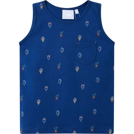 Tanktop brn str. 128 mrkebl - 100% bomuld