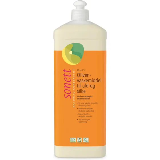 Sonett Vaskemiddel Uld og Silke Oliven med Lavendel 1 l