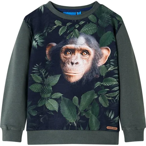 Sweatshirt til brn str. 140  mrk kakifarve