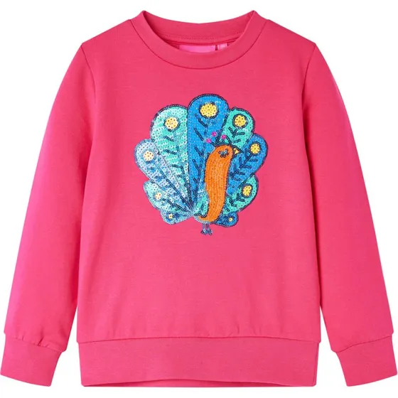 Børne-sweatshirt pink - str. 104
