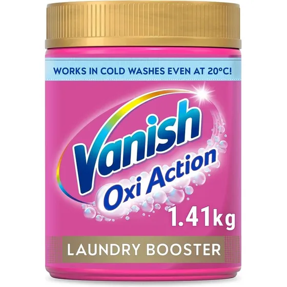 Vanish Gold Oxi Action pletfjerner pulver til farver 1,41 kg