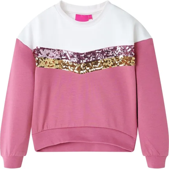 Børne-sweatshirt str. 104 – Pink
